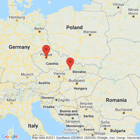 Google map: Pod Juhom 6477, Trenčín